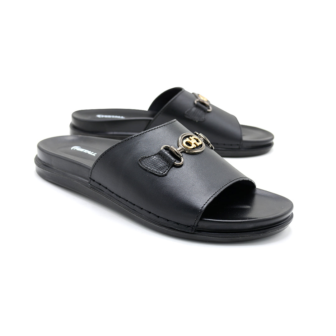 Elegant Black Casual Slide