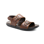 Men's Dual-Strap Buckle Sandals