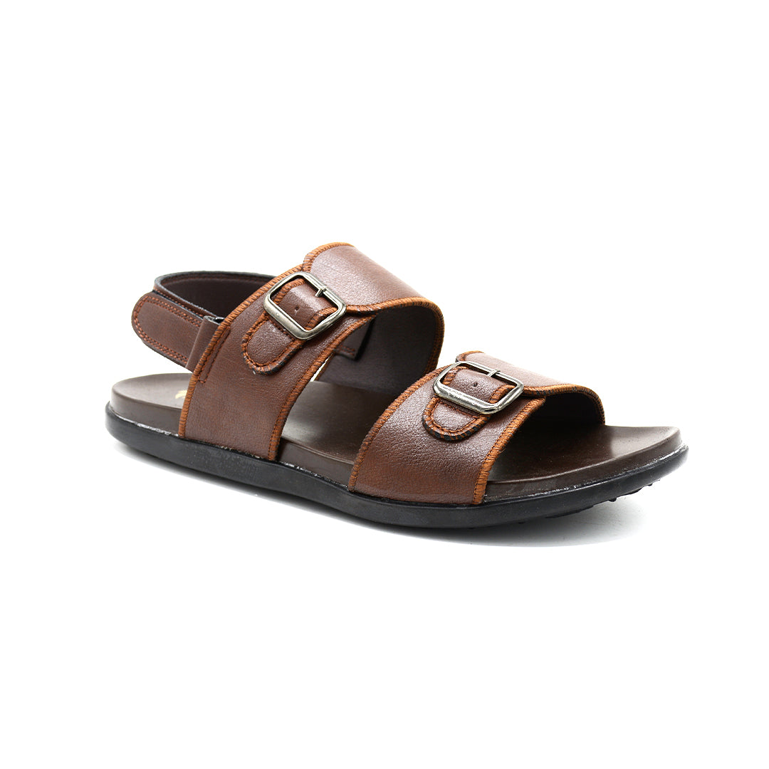 Men's Dual-Strap Buckle Sandals