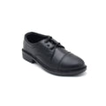 Classic Black Cap-Toe Oxford Lace-Up Shoe (5 Years - 10 Years)