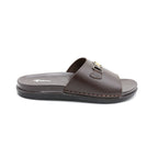 Elegant Brown Casual Slide