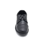 Classic Black Cap-Toe Oxford Lace-Up Shoe (5 Years - 10 Years)