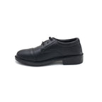 Classic Black Cap-Toe Oxford Lace-Up Shoe (5 Years - 10 Years)