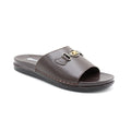 Elegant Brown Casual Slide