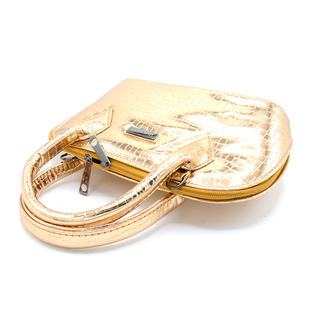 Luxury Croc Texture Handbag