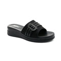 Laser-Cut Heeled Slides