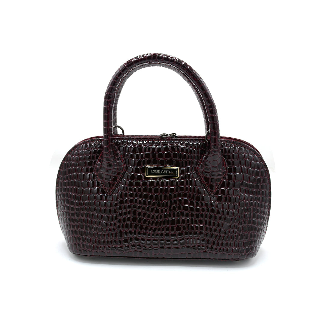 Luxury Croc Texture Handbag