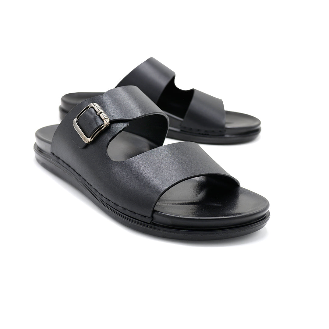 Elegant Black Casual Slide