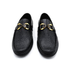 Black Designer Loafers