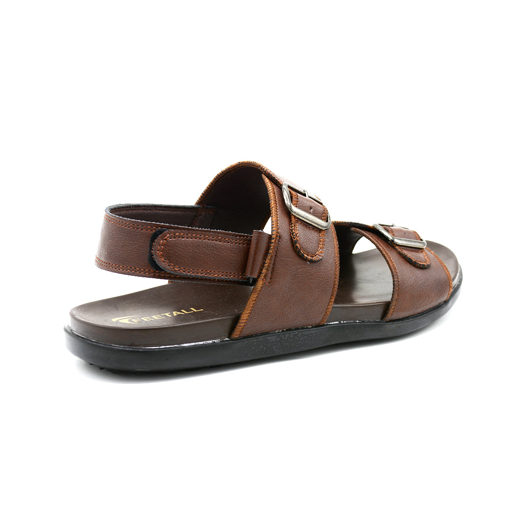 Men's Dual-Strap Buckle Sandals