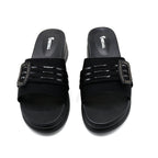Laser-Cut Heeled Slides