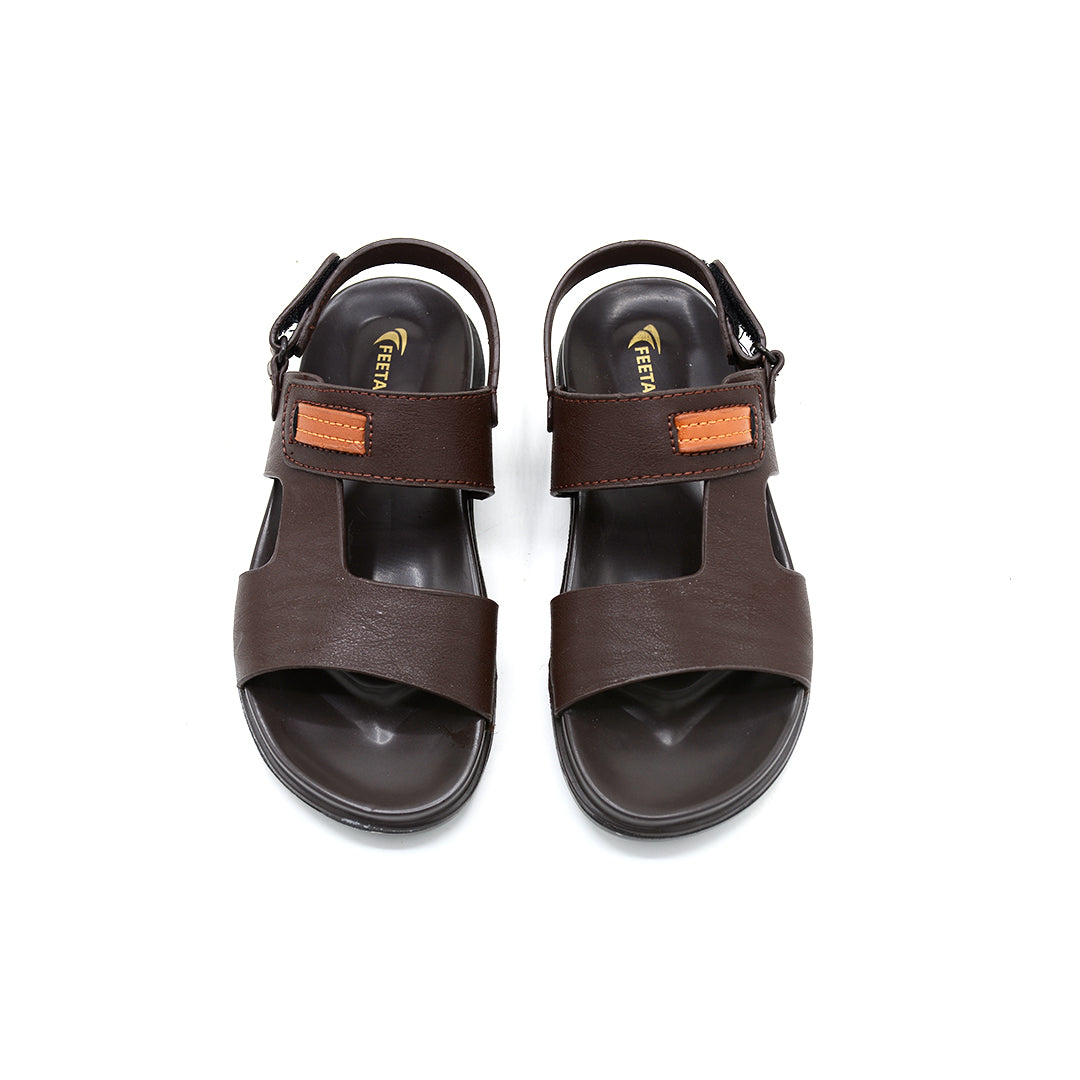 Kids Velcro Strap Leather Comfort Sandals