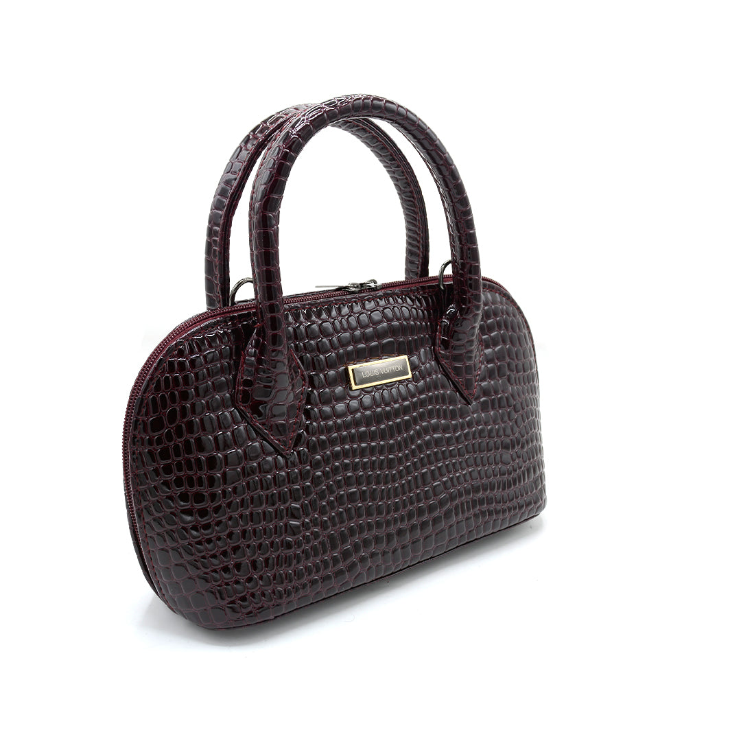Luxury Croc Texture Handbag