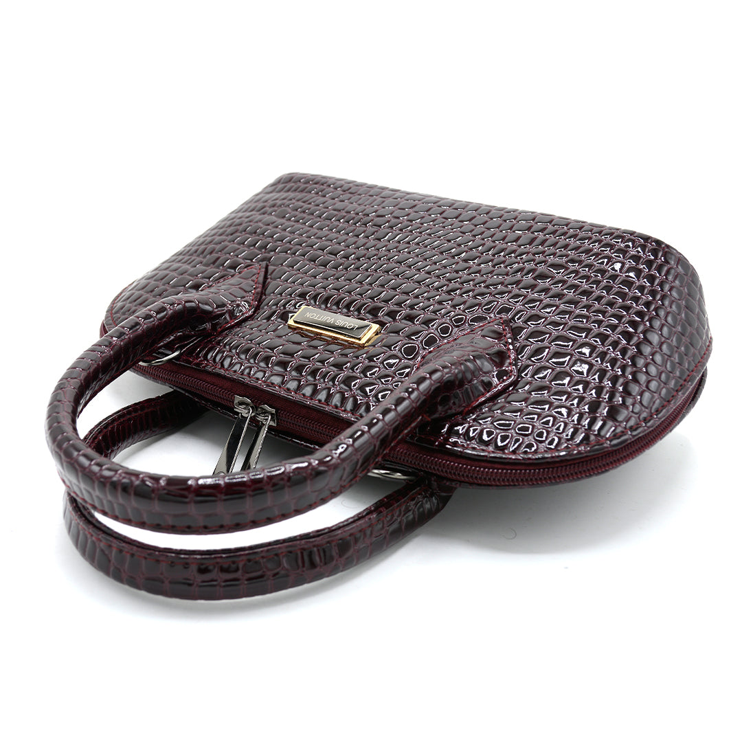 Luxury Croc Texture Handbag