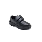 Boys Black Double Strap School Shoes (5 Years - 10 Years)