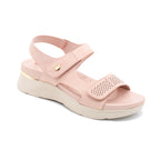 Blush Pink Platform Sandal with Gold Stud