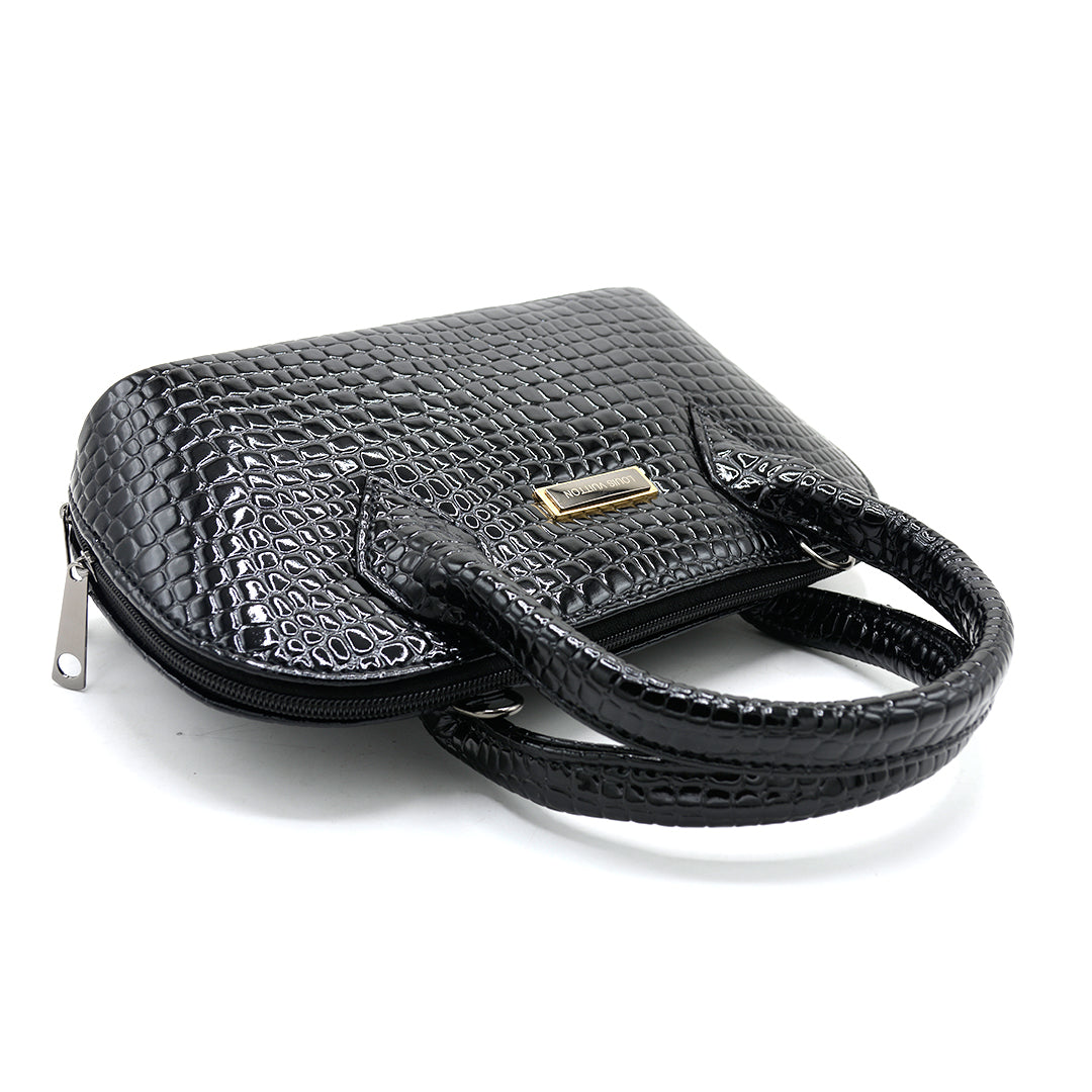 Luxury Croc Texture Handbag