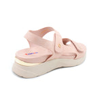 Blush Pink Platform Sandal with Gold Stud