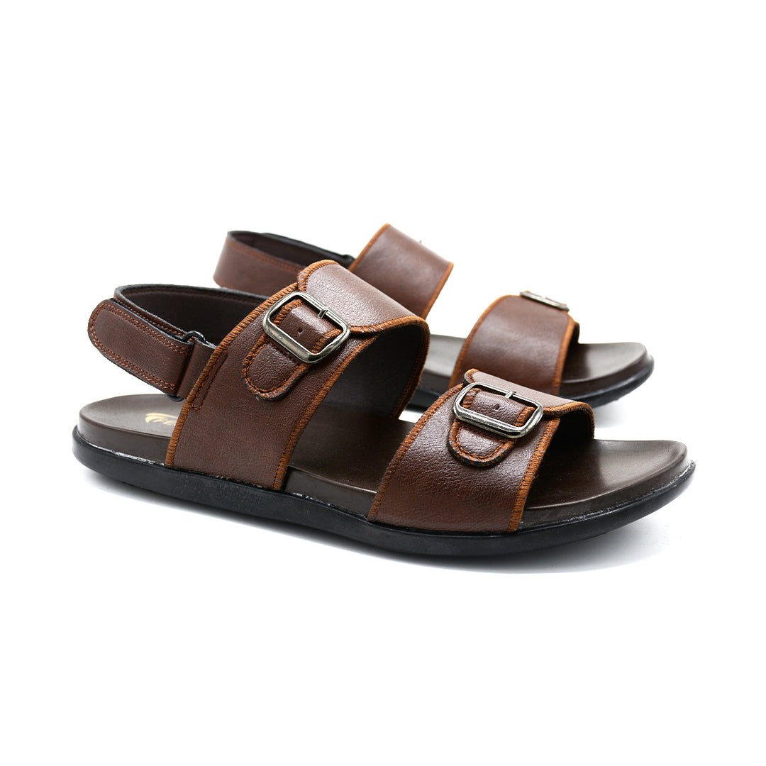 Men's Dual-Strap Buckle Sandals