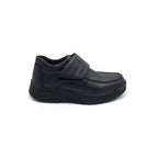 Boys Black Velcro School Shoe Classic Comfort (5 Years - 10 Years)
