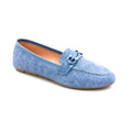 Denim Chic Slip-On Loafers
