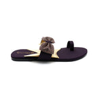 Beaded Strap Toe-Ring Flat Sandals