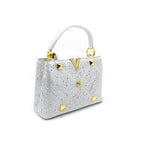 Crystal Embellished Mini Top Handle Bag