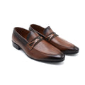 Men’s Brown Classic Horsebit Accent Loafers