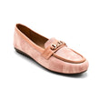 Chain Embellished Moccasins
