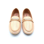 Chain Embellished Moccasins