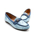 Chain Embellished Moccasins