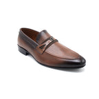 Men’s Brown Classic Horsebit Accent Loafers