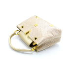 Crystal Embellished Mini Top Handle Bag