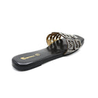 Braided Strap Wedge Slides