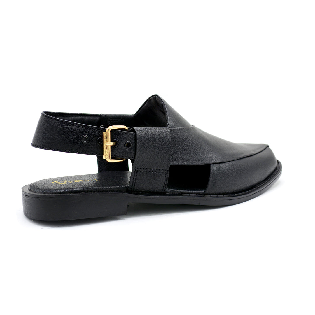 Kaptaan Chappal Black