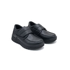 Boys Black Velcro School Shoe Classic Comfort (5 Years - 10 Years)