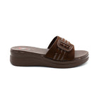 Multi Strap Buckle Platform Slides