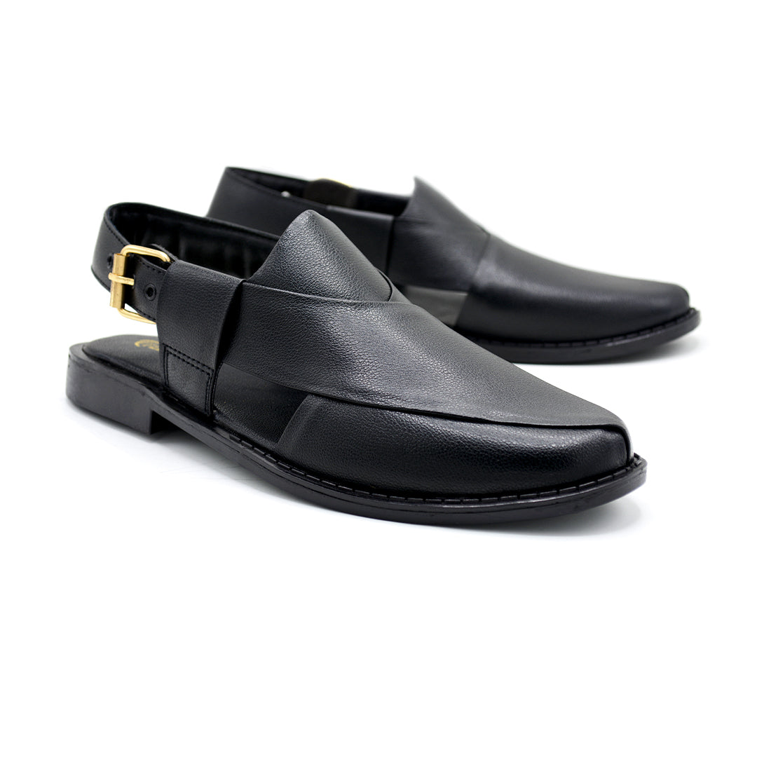 Kaptaan Chappal Black