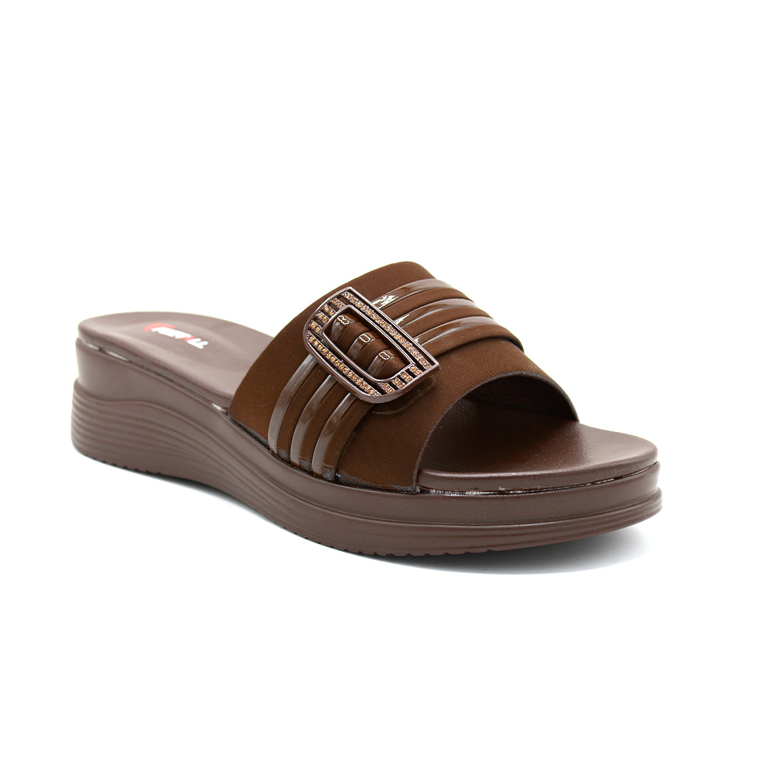 Multi Strap Buckle Platform Slides