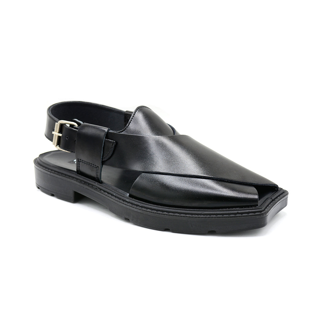 Classic Black Peshawari Sandal