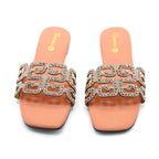Braided Strap Wedge Slides