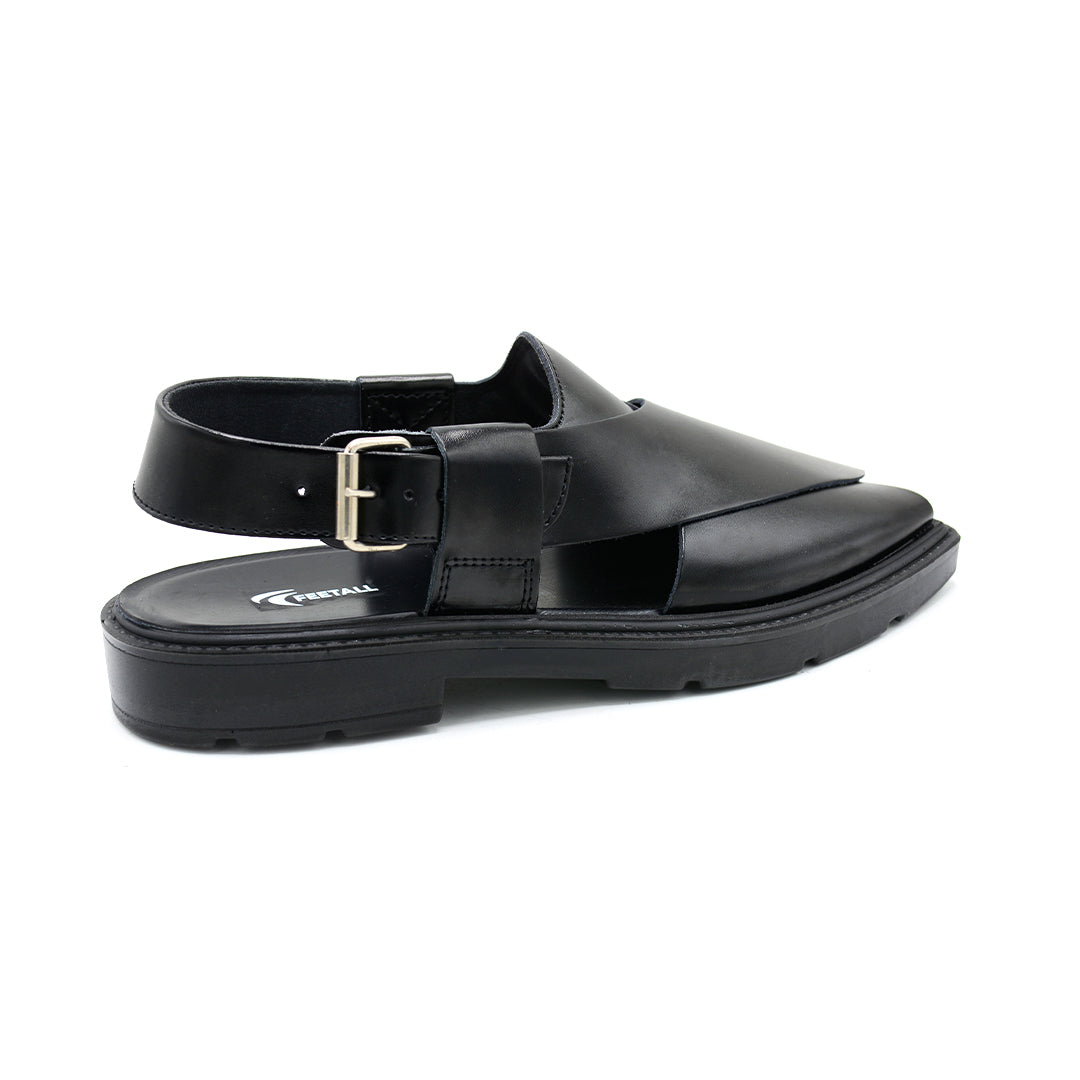 Classic Black Peshawari Sandal