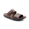 Men’s Textured Dual-Strap Slides