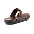 Men’s Textured Dual-Strap Slides