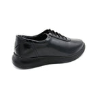 Classic Black Lace-Up Casual Shoes