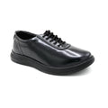 Classic Black Lace-Up Casual Shoes
