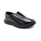 Classic Black Lace-Up Casual Shoes