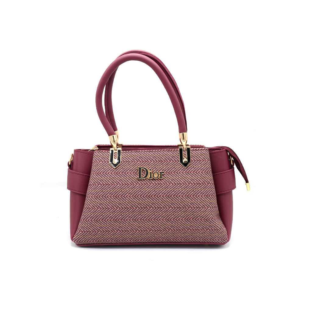 Emerald Grace Textured Handbag