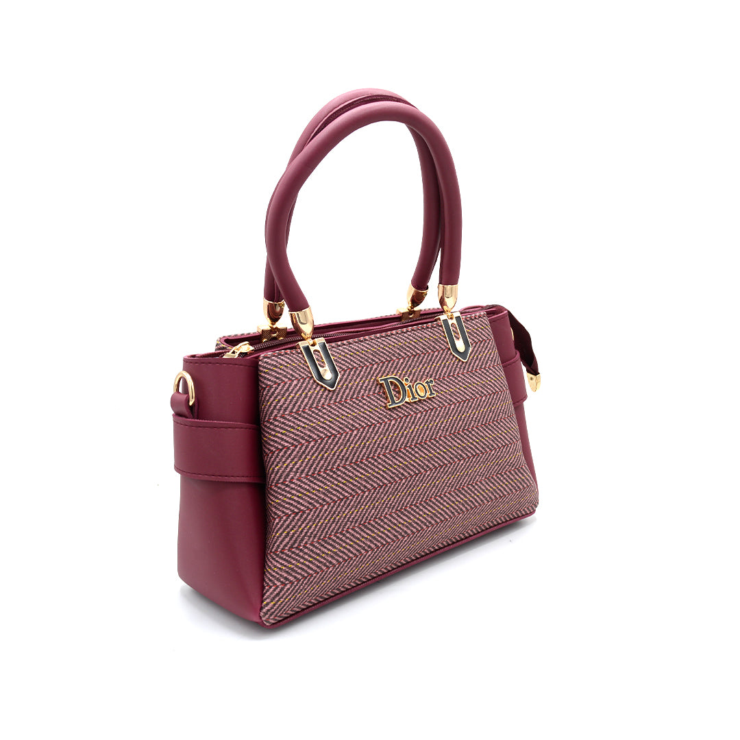 Emerald Grace Textured Handbag