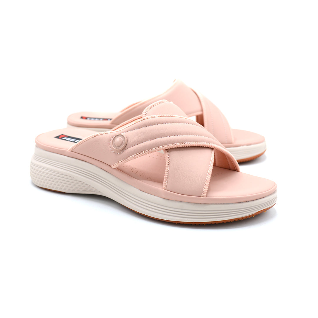 Soft Cross Strap Comfort Slides